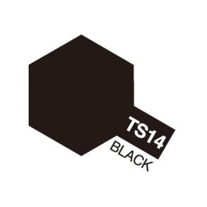 TS-14 Black, spray 100 ml - Tamiya